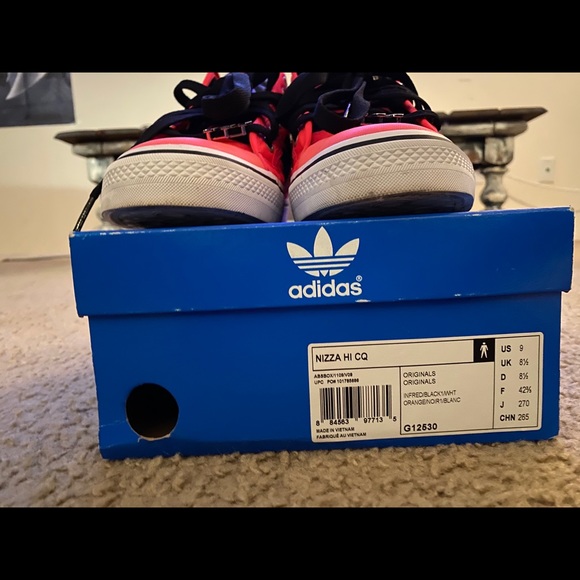 Adidas Original - Nizza Hi CQ Size: 9 mens - Picture 4 of 5